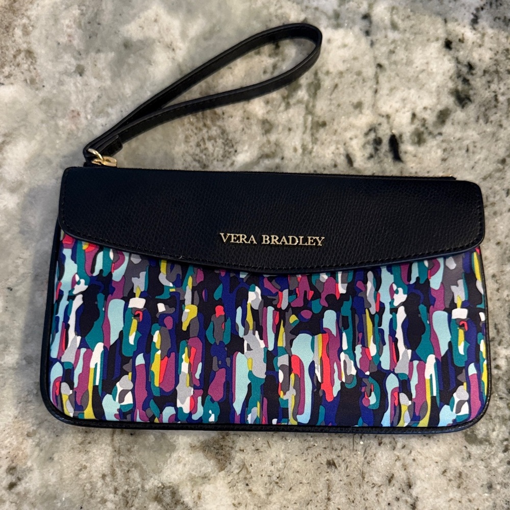 Vera Bradley Black Clutch Wristlet